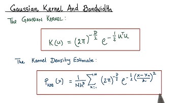 Gaussian Kernel and Bandwidth - Model Building and Validation