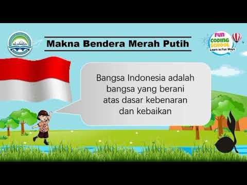 Makna Bendera Merah  Putih Pramuka Siaga Kelas  1  2 YouTube