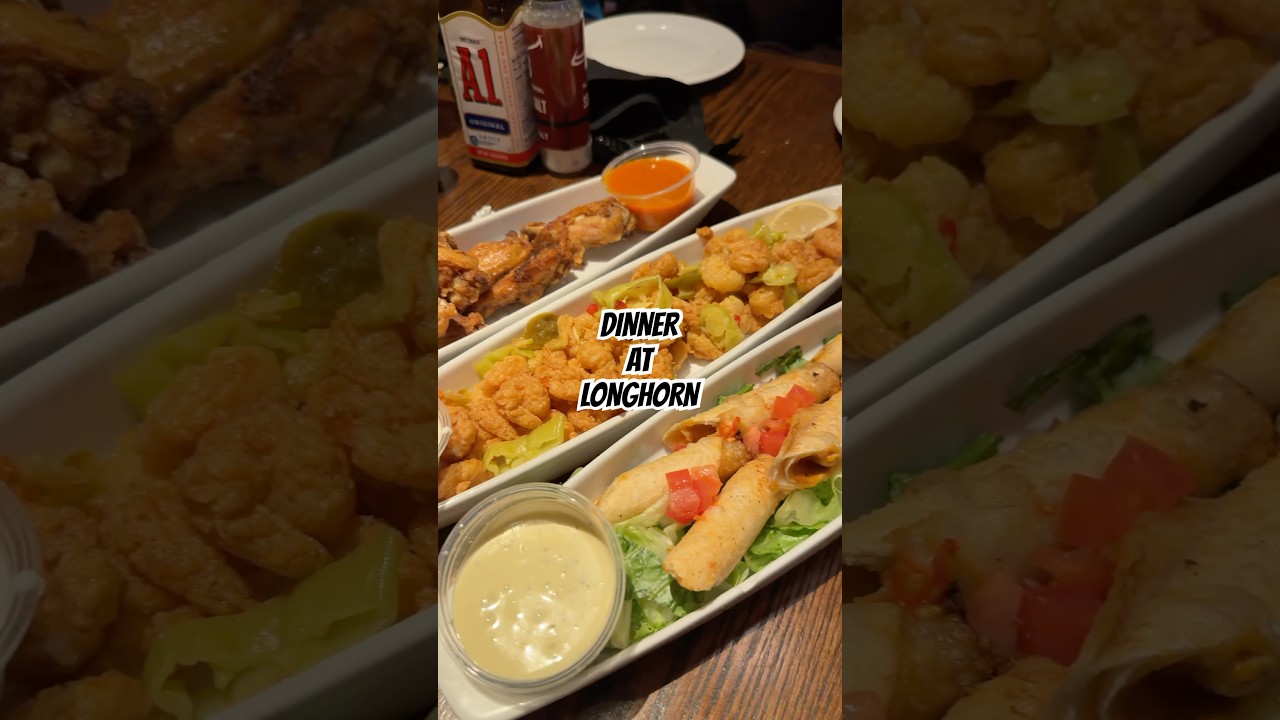 Ужин в ресторане Longhorn Steakhouse 🥩