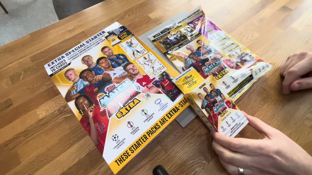 Match Attax Extra 2024/25 Starter Pack, Eco Pack and Mega Pack! OPEN WITH US!