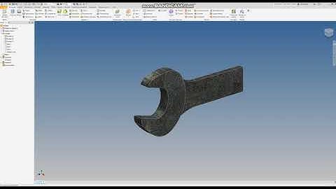 001 Autodes Inventor Profesional 2020 - Sketch - Wrench