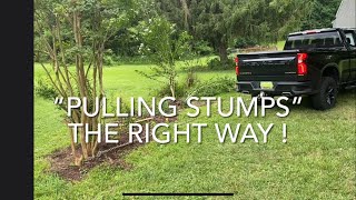 DON’T BLOW YOUR TRANSMISSION! The PROPER Way To Pull Stumps Out without Breaking Your Transmission!
