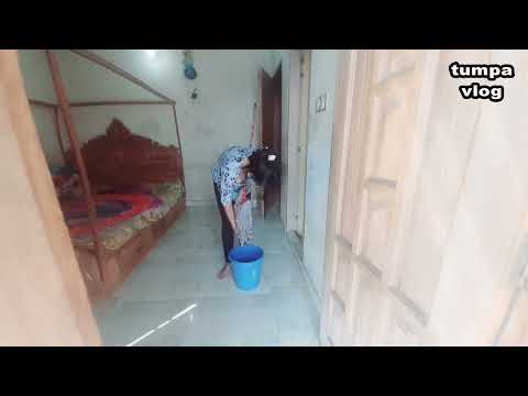 Costa vlog video Deep Cleaning Floor by Hand Desi Girl - New vlog Videos_HD#costavlogvideo#tumpavlog