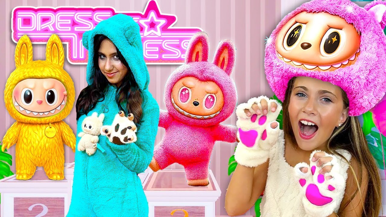 GIOCHIAMO A DRESS TO IMPRESS CON I LABUBU NELLA VITA REALE CON TUTTI I NOSTRI AMICI!