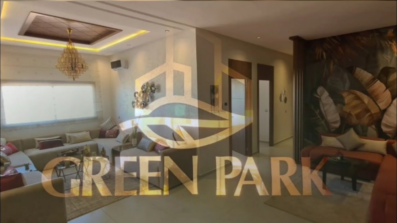(Green Park salé al jadida)  جولة في شقة نموذجية بسلا الجديدة