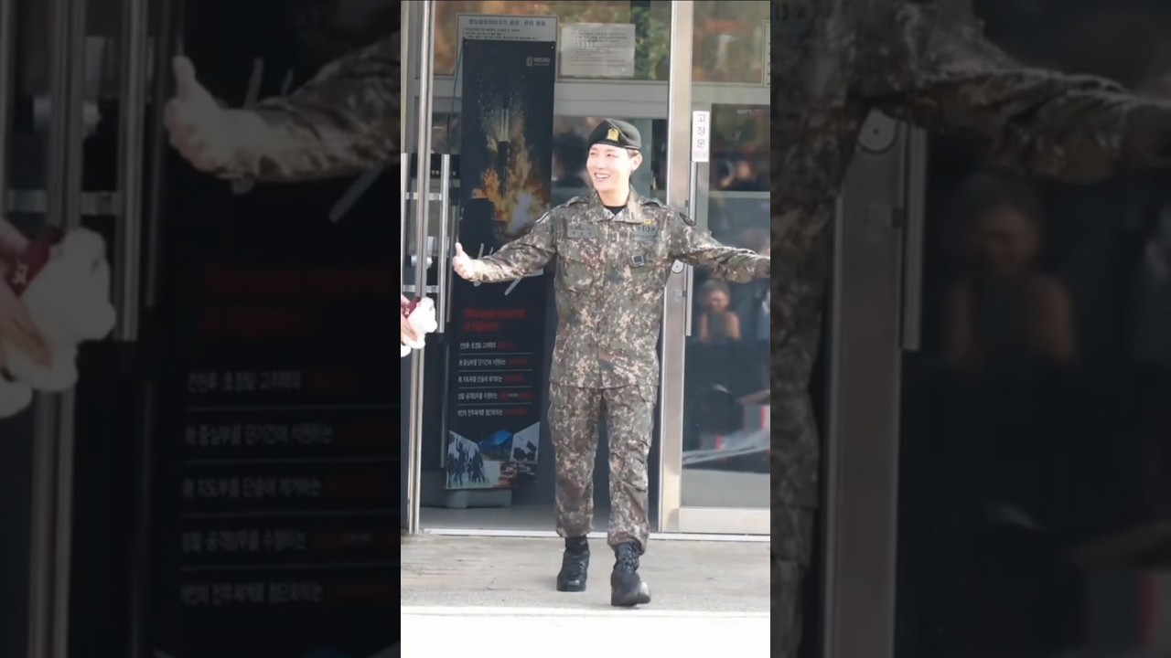 J hope discharged from military!! 💗💗💗 