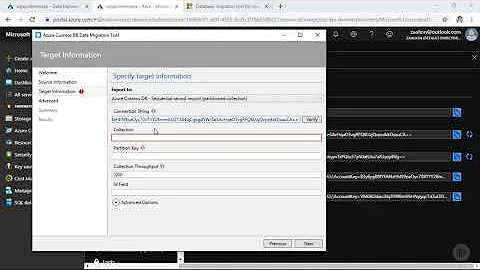 Part 12 : Using Azure Cosmos DB Data Migration Tool Downloaded - Amazing Official