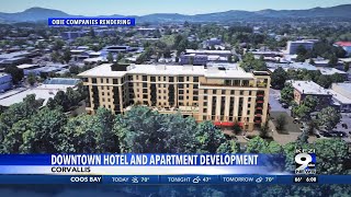 Development aims to bring dozens of hotel rooms and apartment residences to downtown Corvallis