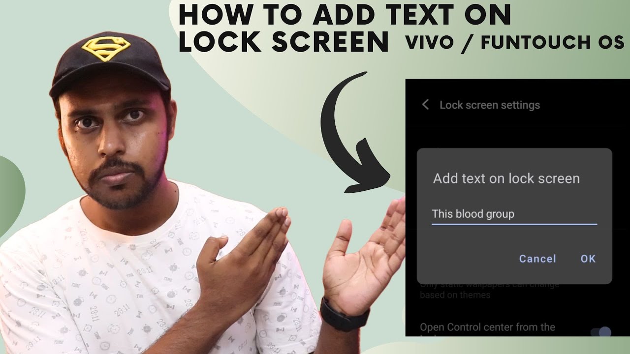 Lock Screen Text Screen Shot How to add text on lock screen vivo | how to add text on lock screen ...