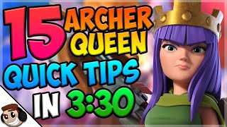 15 Archer Queen QUICK TIPS - Clash Royale How to Use Archer Queen
