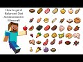 How to get A Balanced Diet Achievement in Minecraft 1.16.5