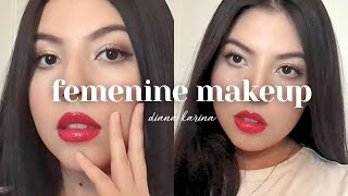 FEMENINE AESTHETIC MAKEUP *maquillaje fácil* tutorial maquillaje clásico y femenino