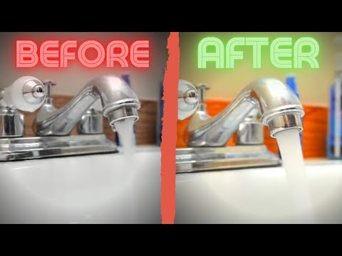 Easy fix for low water pressure in kitchen sink or bathroom sink