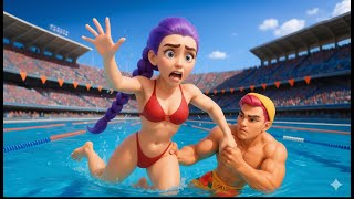 Rescuing Rumi From Mira The Swimming Compeion Conspiracy Huntrx Den Kpop Demon Hunters