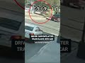 Shocking footage shows what happened when a car tried to cut in front of a moving train 😳