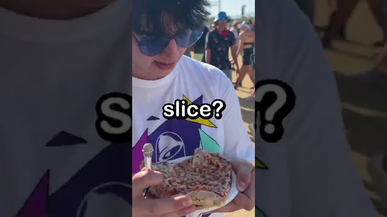 THE GREATEST PIZZA IN THE WORLD?! (COACHELLA) #LetsCoachella #YouTubePartner
