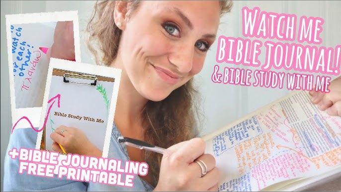 Bible Journaling Video: no-bleed-thru, wrinkle-free! Plus a Look Inside my Journaling  Bible — Valerie Sjodin