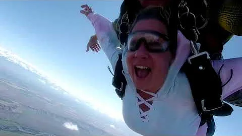 Dannette Butler's Tandem skydive!