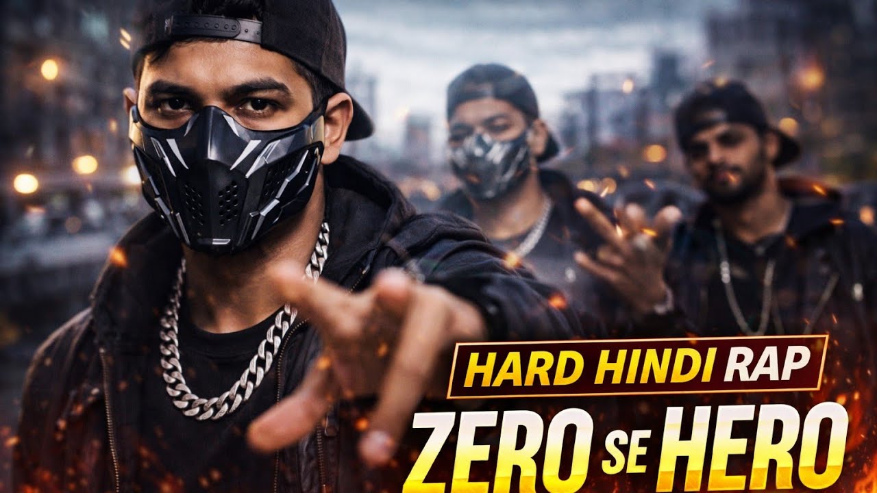 Zero Ls Rapper Zero Se Hero 🔥 | Masked Rapper Attitude | Hindi Rap Performance ...