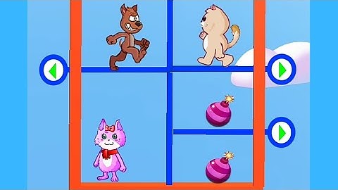 Rescue Kitten / Puzzle / Pull The Pin Game