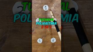 Tutorial para músicos de la polirrítmia 3 vs 2 🫡 #tutorial #ritmo #bateria #drums