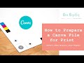 How to Prepare a Canva File for Professional Printing (Safety Area, Bleed, Crop Marks)