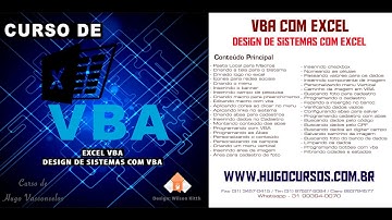 Curso de VBA Excel - Aula 01 - Design de Sistemas com Excel