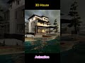 3D Animation #3danimation #houseanimation #housedesign #houseexterior #youtubeshorts