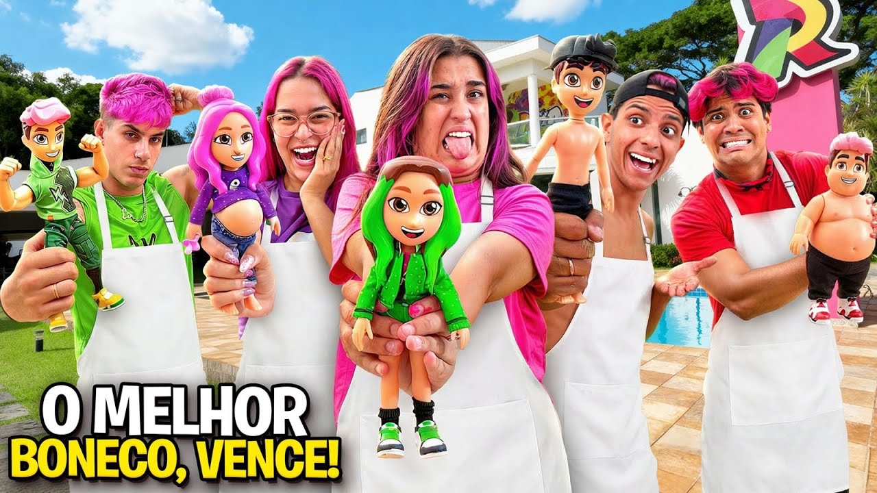 QUEM PERSONALIZAR MELHOR SEU BONECO, VENCE *Deu confusão !