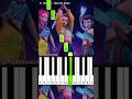 Huntrix - How It&#39;s Done | KPop Demon Hunters | Piano Tutorial #shorts #netflix