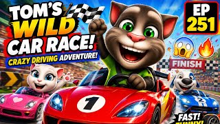 EP 251 – 🚗 Tom’s Wild Car Race! | Crazy Driving Adventure 🏁🔥 screenshot 3