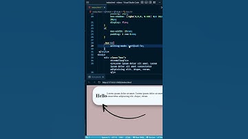 Use writing-mode in css