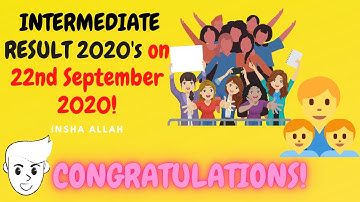 12th CLASS RESULT 2020  INTERMEDIATE  RESULT 2020 UPDATE