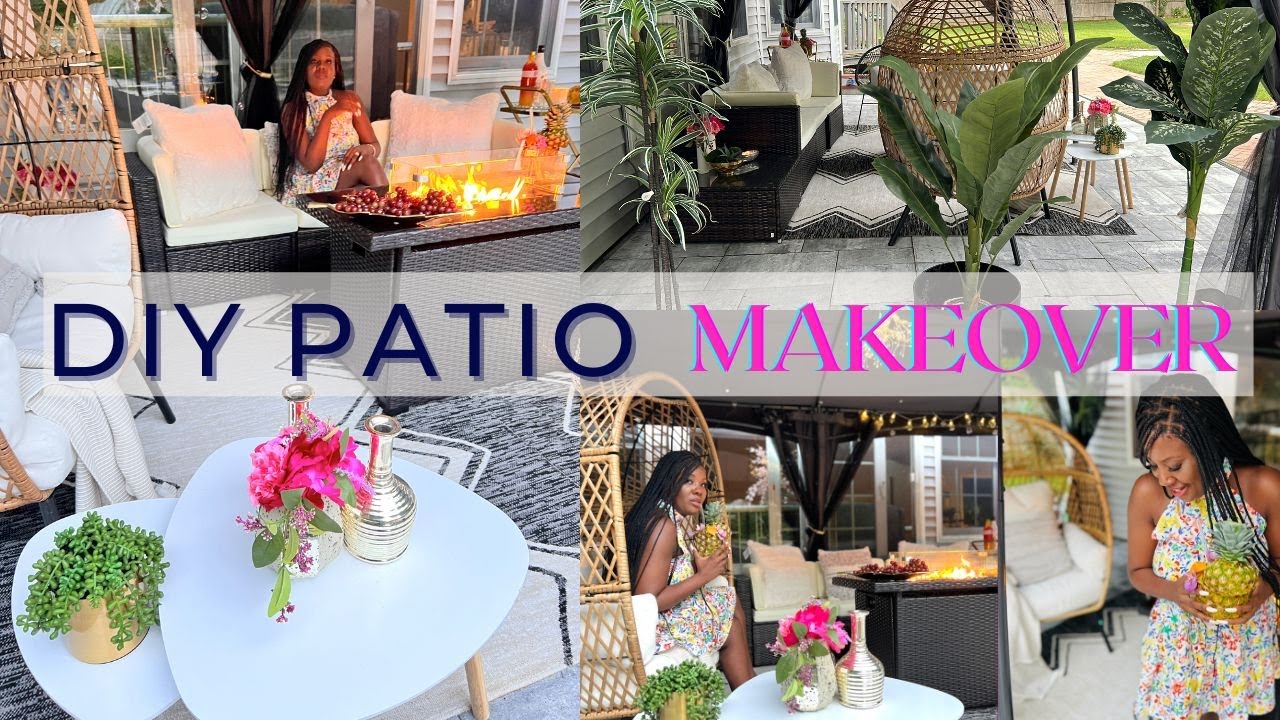 SUMMER PATIO DECORATING IDEAS ⭐ DIY Patio Makeover ⭐ How to Decorate a