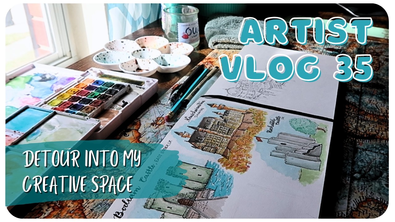 A Little Look Around My Creative Space VLOG 35