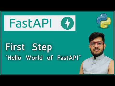 FastAPI Tutorial 3 Your First API with FastAPI Hello World Python FastAPI