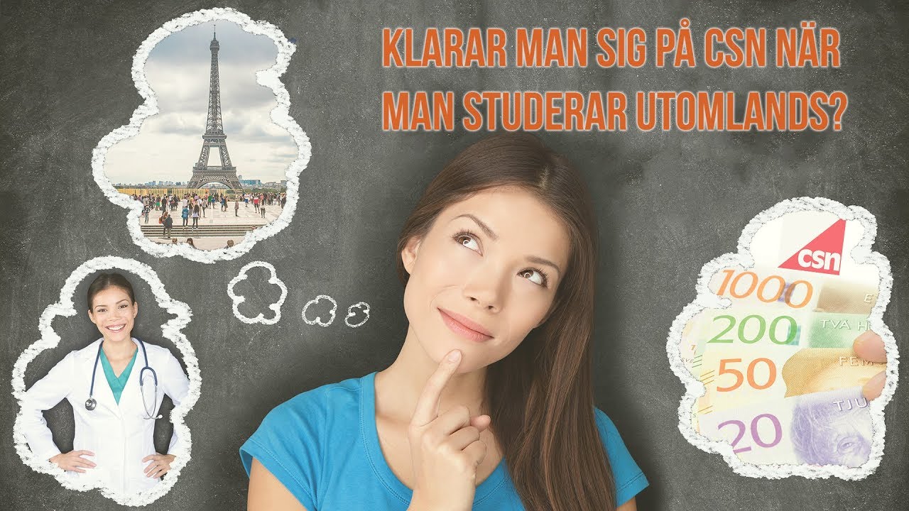 Klarar man sig på CSN när man studerar utomlands?
