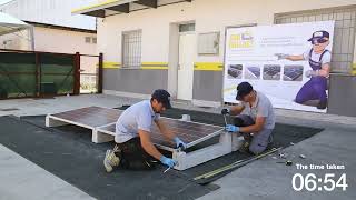 Sun Ballast - Installation of East-West system
