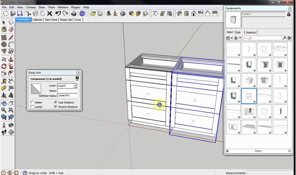 How To Design Cabinets In Sketchup Orice