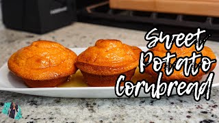 THE ABSOLUTE BEST SWEET POTATO CORNBREAD MUFFINS | QUICK & EASY RECIPE TUTORIAL