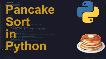 Pancake Sort Code in Python | Sorting Algorithms | Python Coding Tutorial | Python Coding Interview