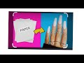 How to make fake nails with paper at home  how to make duplicate nails at home with paper