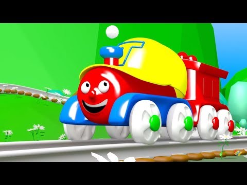 Детские песенки 🎼 Паровозик Трейни 🚂 Развивающие и обучающие мультики для детей и малышей - Цвета