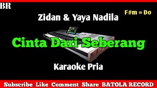 Zidan U0026 Yaya  Karaoke Cinta Dari Seberang  Nada Pria