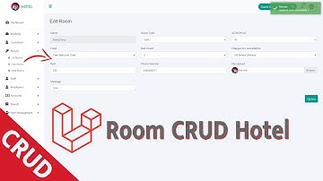 Full CRUD Room Hotel Laravel | System Management