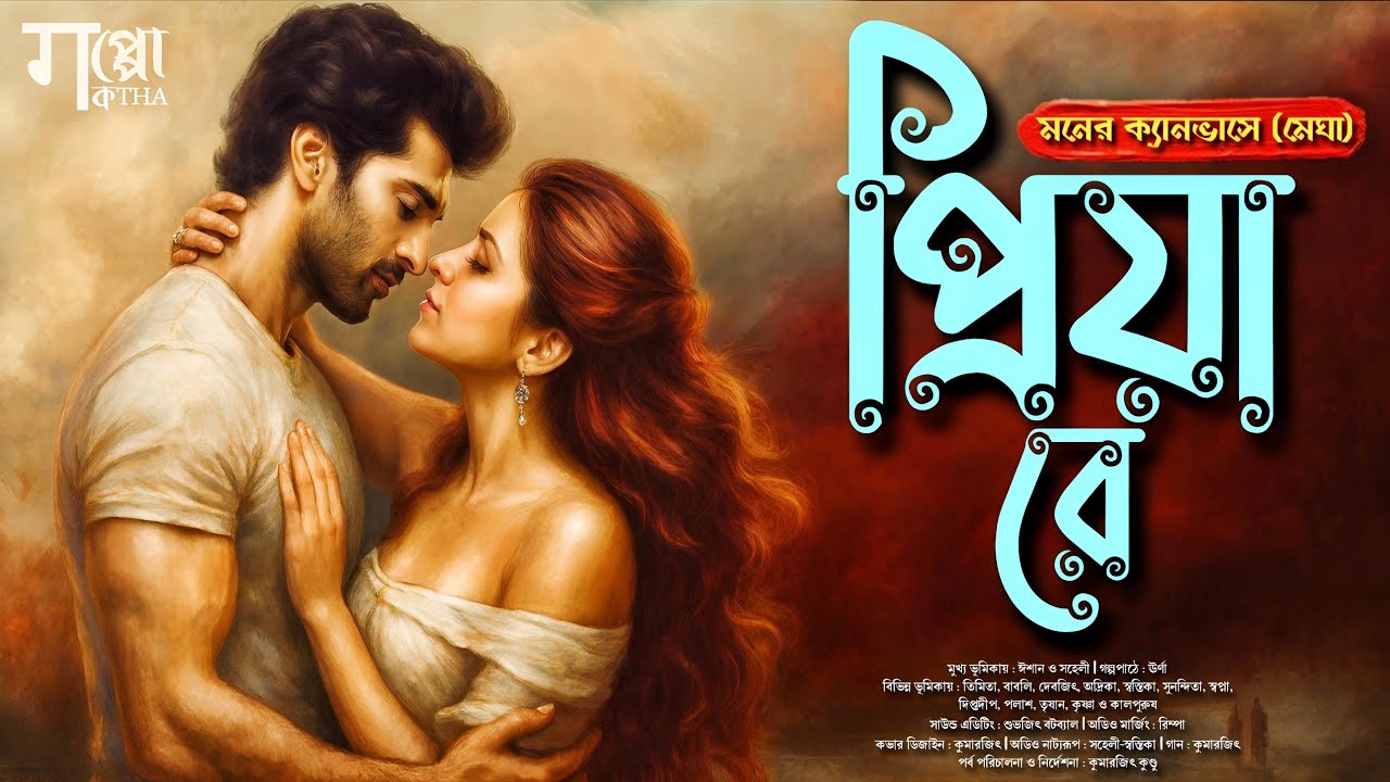 হৃদয় জুড়ানো প্রেম কাহিনী | প্রিয়া রে : মনের ক্যানভাসে মেঘা | মিষ্টি ভালোবাসার গল্প 💖 প্রেমের গল্প