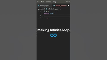 Infinite Loop in Python #shorts #short #python