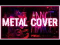 Addict metal cover hazbin hotel