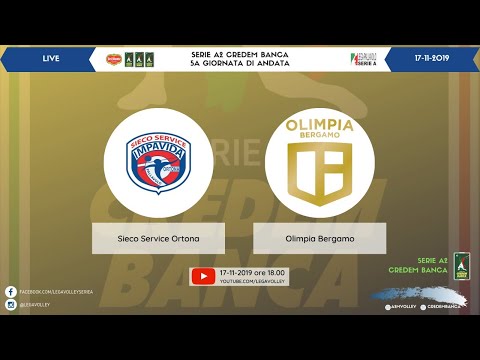 17-11-2019: (5a A2 Credem Banca) - Sieco Service Ortona – Olimpia Bergamo