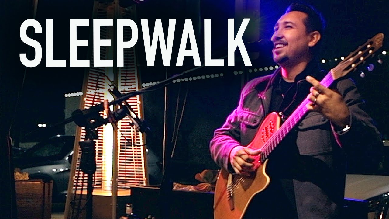 Live Looping Sleepwalk by Santo and Johnny - YouTube